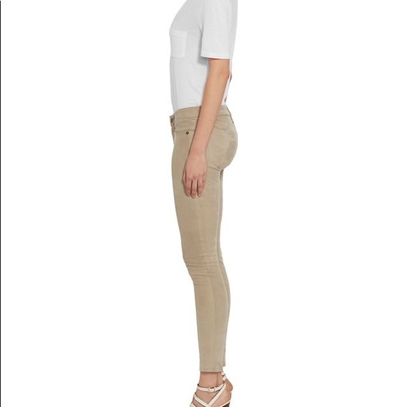 Rag & Bone Stone Suede Skinny Jeans - Picture 3 of 8